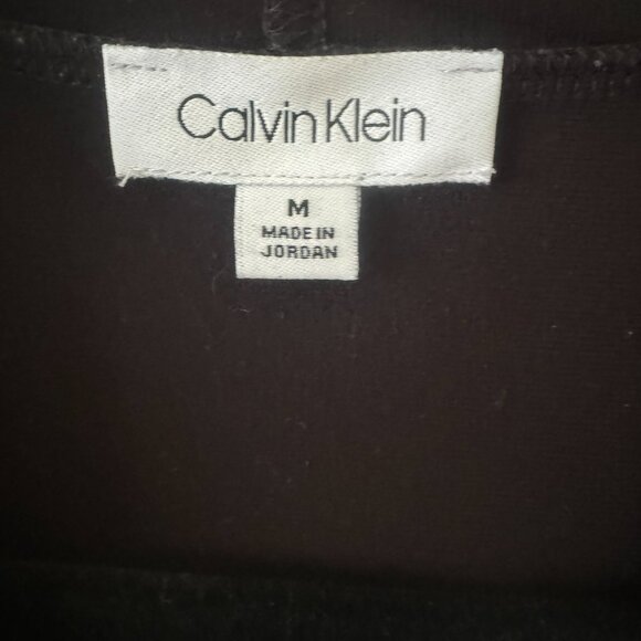 Calvin Klein Gathered V-Neck Sleeveless Blouse - Picture 4 of 5